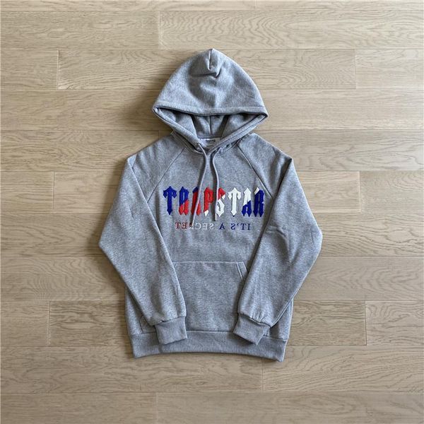 

5a men's tracksuits men's sportswear trapstar embroidery suits men sports hoodie jogging casual sweatpants for men m, Black