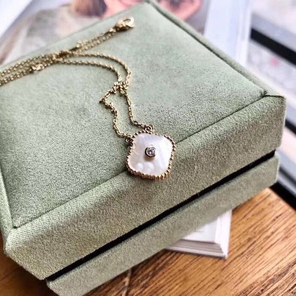 

18k gold necklace designer s925 silver diamond clover jewelry set name pendant necklaces linka