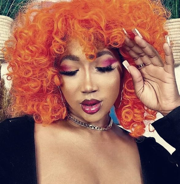 

short curly wigs for black women afro kinky wavy wig with bangs black natural looking synthetic hair replacement wigs heat resistant for dai