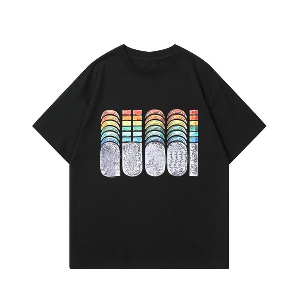 

2023 men's t-shirts fashion mens designer t shirt high womens letter print short sleeve round neck cotton tees polo size m-3xl, White;black