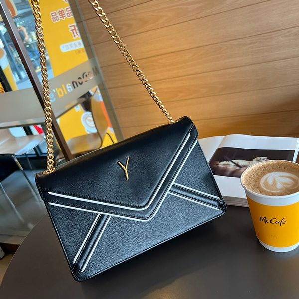 

cc bag shoulder bags womens gaby envelope calfskin shoulder bags mini/medium messenger black large capacity sacoche designer handbags gold m