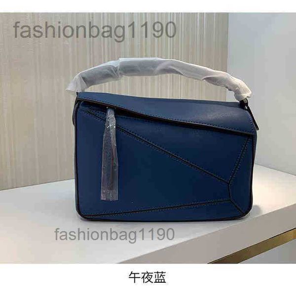 

women designer 2023 loewss shoulder handbag bags bag puzzles puzzle geometry mini lingge leather single messenger pillow 6gbtphz xo9k