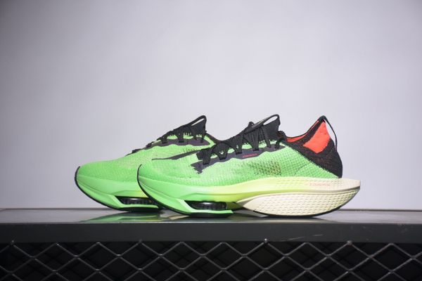 

with box designer wholesale latest running shoes road racing zoom alpha next% 2 proto green orange black outdoor sports shoes for men women
