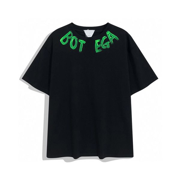

men's plus tees & polos round neck embroidered and printed polar style summer wear with street pure cotton 1a1d, Black;brown