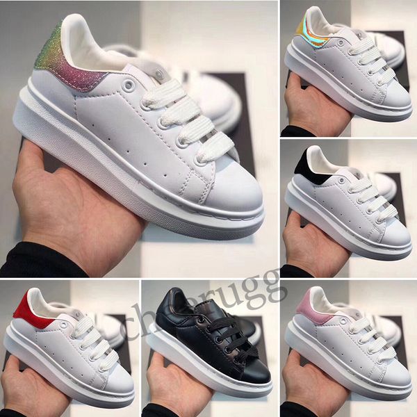 

platform kids designer running shoes triple black white leather suede boy girl trainers sports sneakes chaussures zapatos