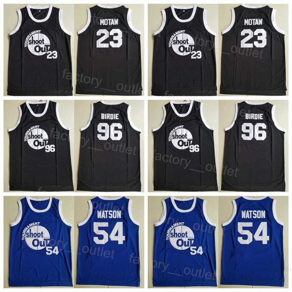 

men movies tournament shoot out basketball 96 birdie tupac jersey 23 motaw wood 54 kyle watson duane above the rim costume double team blue, Black