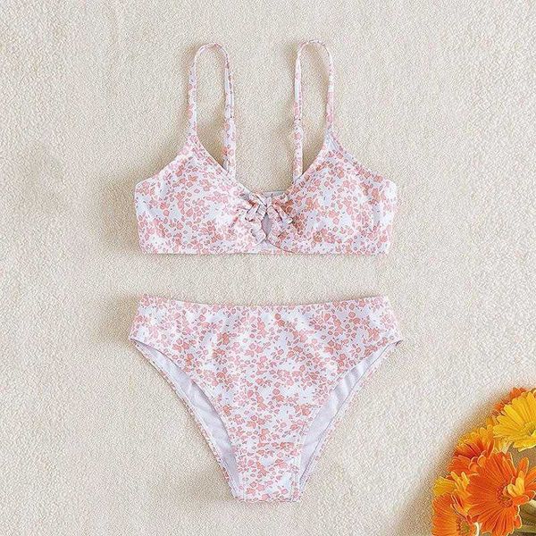 

childrens cute two piece two pieces swimsuit bikini girls middle children, Blue