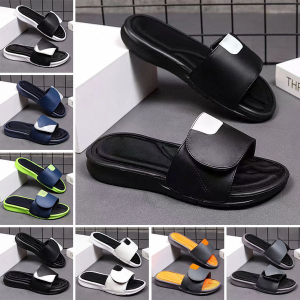

classics sandals fashion plush slippers slides floral brocade gear bottoms flip flops women shoes striped causal slipper, Black