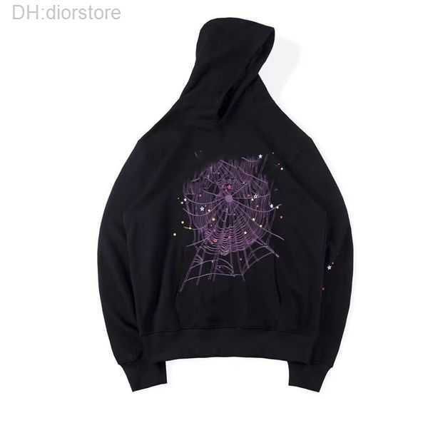 

mens hoodies long sleeve designer men hooded sp5der young print loose clothing woman hoody 18255, Black