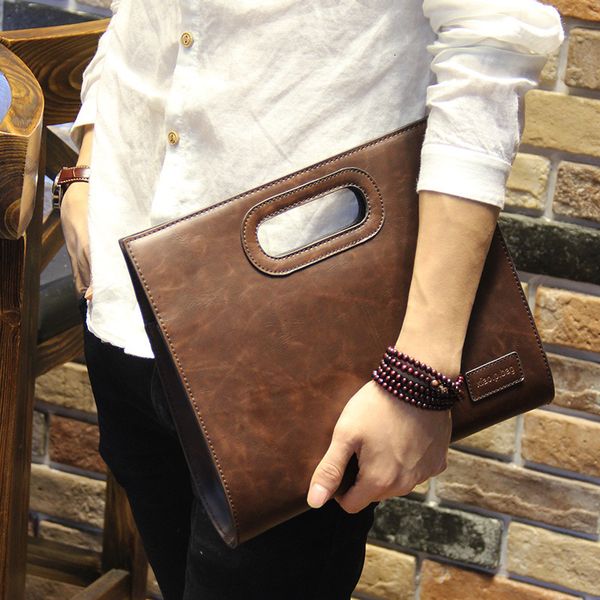 

briefcases men's business office bags vintage handbag maletines crazy horse leather ipad bolsas male bag for men 230215