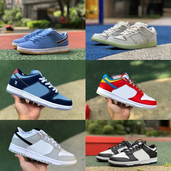 

2023 dunkes men women running shoes sb white black grey fog why so sad fruity phillies mummy argon la dodgers paisley pack orange reverse un