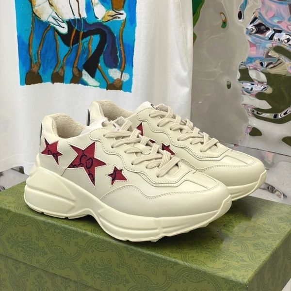 

mens women classic casual shoes sneakers vintage platform print multicolor letter trainer sneakers chaussures strawberry designer outdoor sp, Black