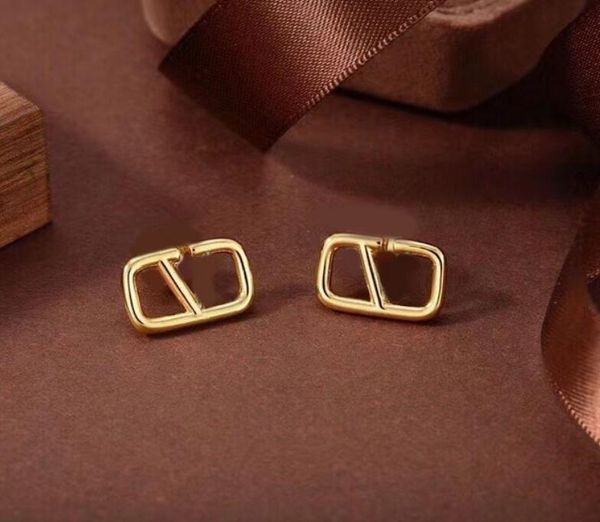 

antique design large stud 316l stainless steel 18k gold women letter engrave dangle earrings girls wedding jewelry valentin, Golden;silver