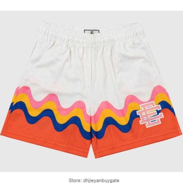 

brand fashion shorts design gym workout mesh harajuku styles jogging streetwear breathable slim short, White;black