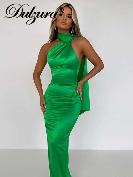 

casual dresses dulzura summer women zipper y2k clothes sleeveless backless side slit bodycon maxi dress outfit club birthday party evening t, Black;gray