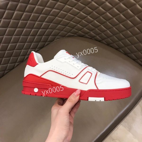 

2023 famous men sports shoes luxury white black calfskin sneakers technical outdoor runner trainers shoe