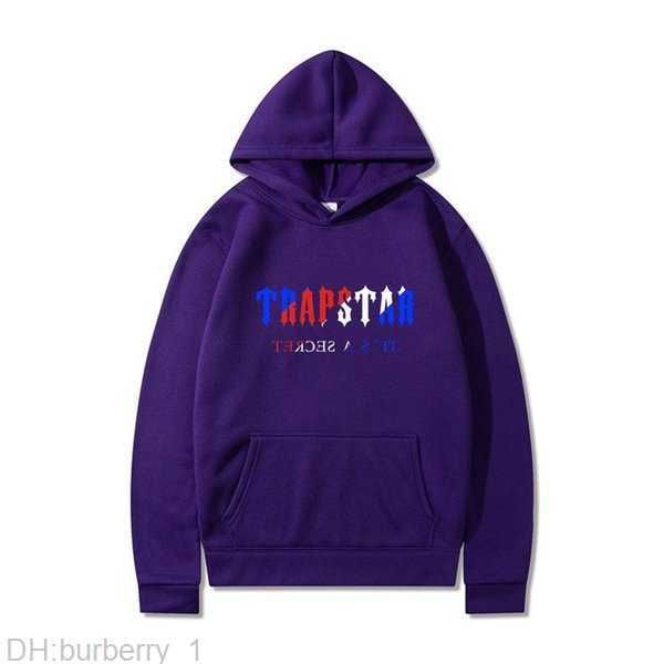 

2022 brand winter clothing trapstar men's hoodies hip hop mens hoodies letter print sportswear men women sweatshirt asian size 2m4eh, Black
