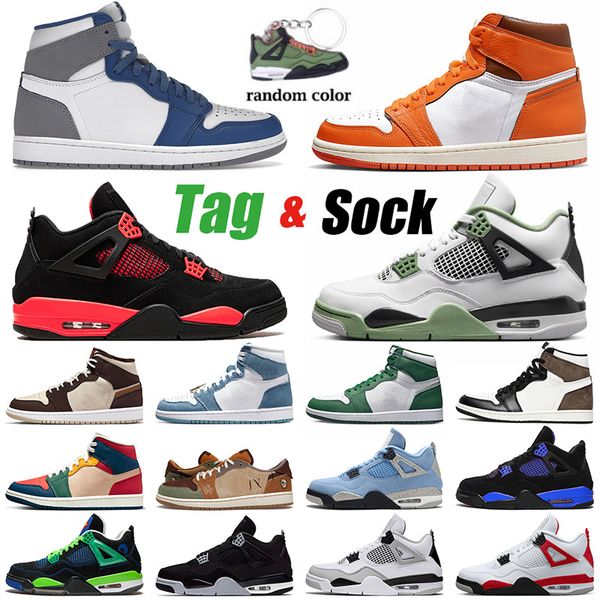 

basketball shoes men jumpman 4s black cat j4 shoe red thunder denim outdoor gorge green white oreo women sports 1s black phantom offs 1 4 tr