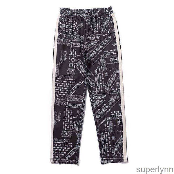 

men's pants men men's designer palm long pants stripe jogger trouser joggers casual winter mens track pant tracksuit stripes z2307, Black