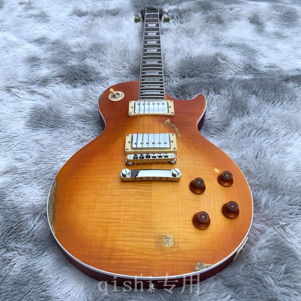 

electric guitar vintage guitar made in china rose wood fingerboard beautiful