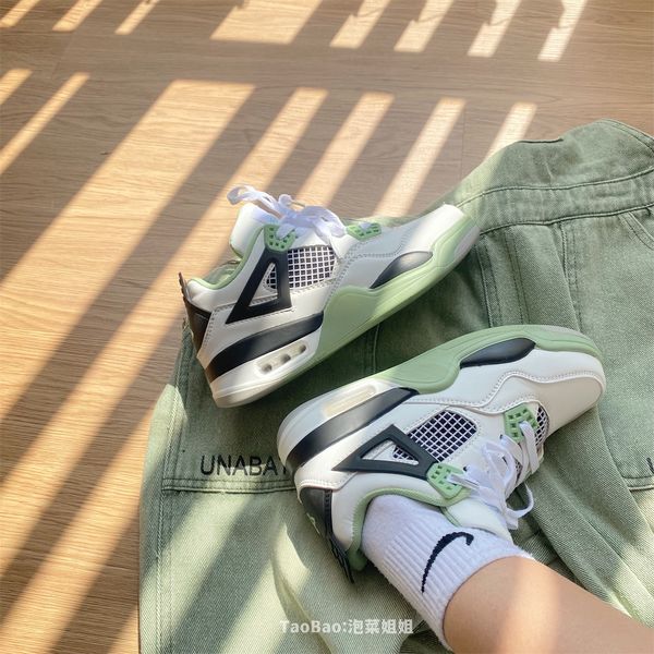 

dress shoes designer women's sneakers brand breathable mesh platform men sports sneakers tennis female vulcanize shoes couple green 230, Black