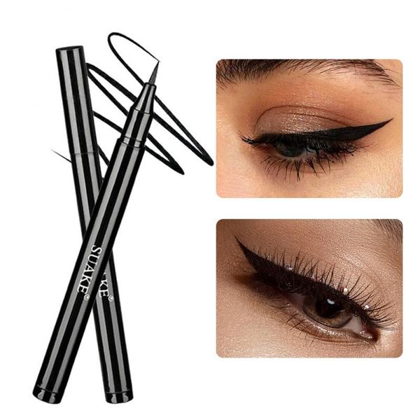 

black liquid eyeliner waterproof makeup eye liner pencil quick-drying lady beauty comestics tool korean cosmetics beauty tools