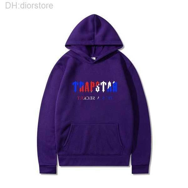 

2022 brand winter clothing trapstar men's hoodies hip hop mens hoodies letter print sportswear men women sweatshirt asian size 2euq9, Black