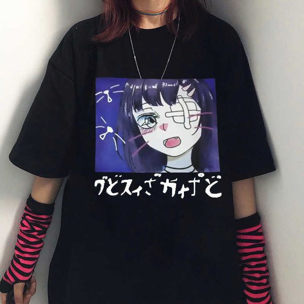 

women's t-shirt 2022 summer y2k women's t shirt loose oversized t shirt punk dark streetwear ladies short sleeve t shirt harajuku, White