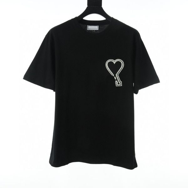 

men's plus tees & polos round neck embroidered and printed polar style summer wear with street pure cotton 1wf, Black;brown