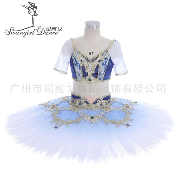 

royal blue ballet tutu professional ballerina cosutmes dress bt4179, Black;red