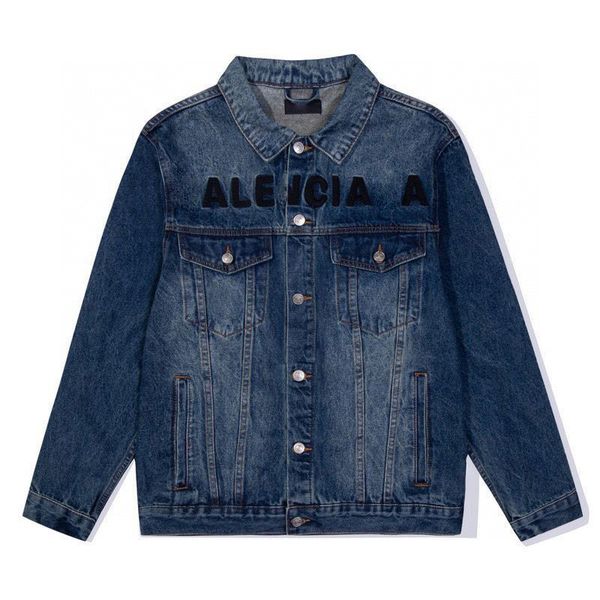 

men womens designers denim jackets mens casual winter coats branded fashion luxe back prints palm jacket stylist outwear clothes angels, Black;brown