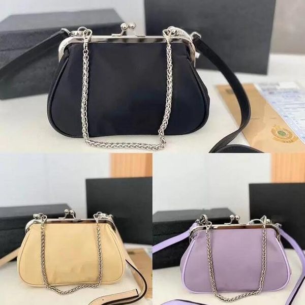 

quality nylon totes bags womens purse chain wallet shell designer bag underarm letter crossbody hobo adjustable strap pouch waterproof walle