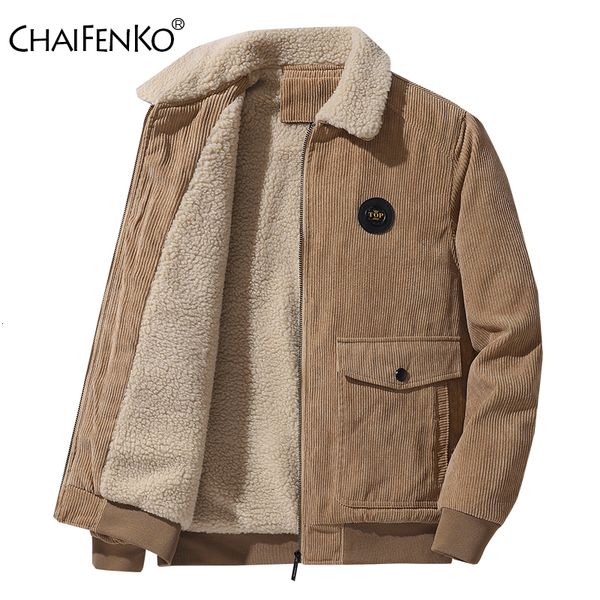 

men's jackets men winter fleece warm thick jackets men fashion fur collar corduroy coat men autumn outwear military casual jacket men 2, Black;brown