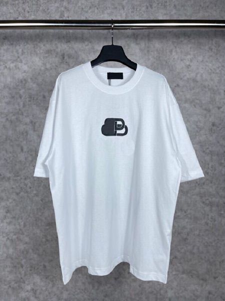 

men's plus tees & polos 2023ss high street short sleeve t-shirt round neck letter printing t-shirt shirt letter printing women's c, Black;brown