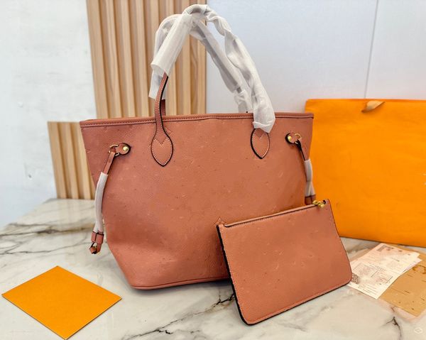 

designer women's shoulder bag luxury embossed shopping bag mother and child bag