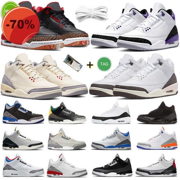 

3 sandals jumpman 3s og mens basketball shoes sneaker dark iris cardinal red kumquat neapolitan muslin desert elephant rust pink black cat m