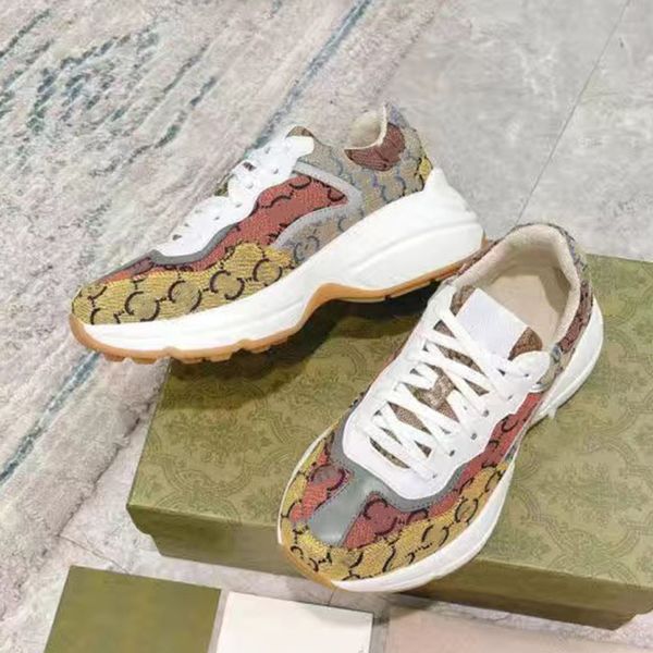 

thick soled casual shoes women platform travel leather lace-up sneaker 100% cowhide fashion lady letters flat designer running trainers men, Black