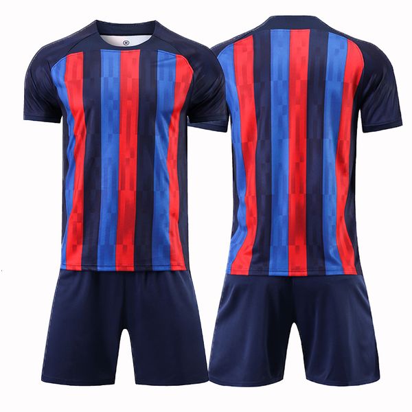 

outdoor t-shirts 22-23 soccer jersey set men football uniform custom soccer jerseys shirt football set suit tracksuit jersey 230215, Gray;blue