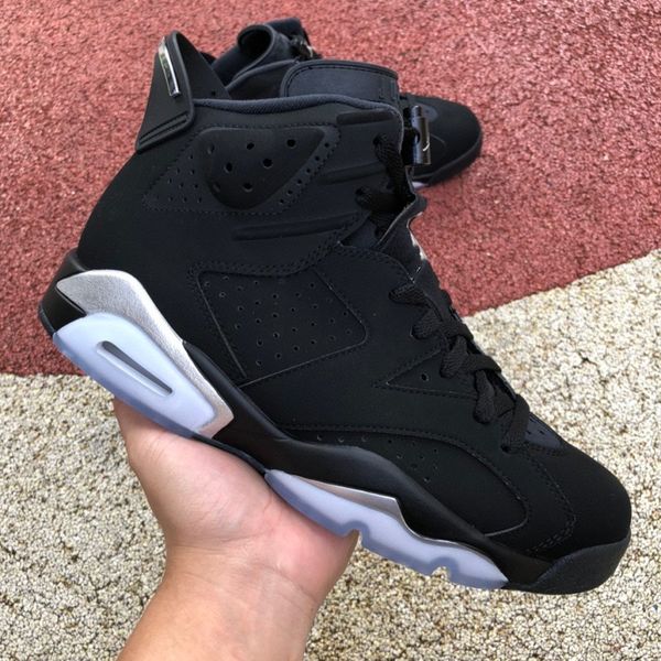 

men 6s basketball shoes the 6 black metallic silver sports sneakers trainers send with box, Red;white