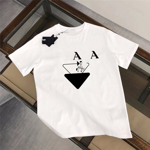 

fashion men's t-shirts luxury design 2023 pradity men's t-shirt retro decorative feel soft anti-wrinkle letter printing casual cou, White;black