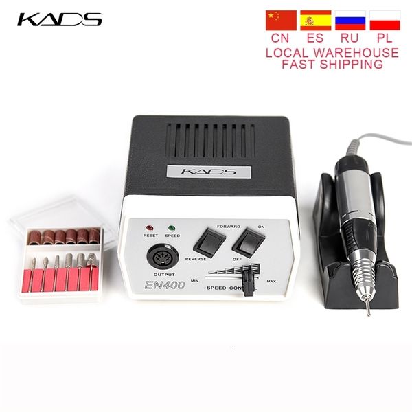 

nail art equipment electric drill manicure machine apparatus 35w 30000rpm mill for pedicure file tool with milling cutter 230214, Silver
