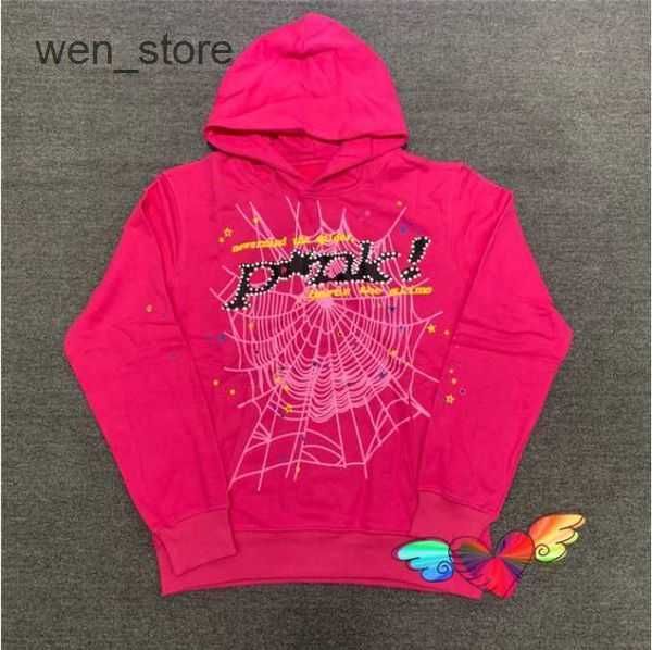 

spider men's hoodies sweatshirts 2022 red web sp5der men women particles foam print 1 quality spider hip hop young thug 555555 3 2kf4, Black