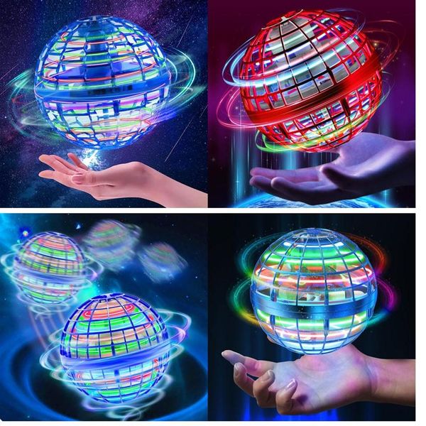

Electric Crystal Magic Ball Fly Ufo For Kid Flying Toys Hover Orb Wholesale Controller Mini Drone Rgb Lights Spinner 360, As details