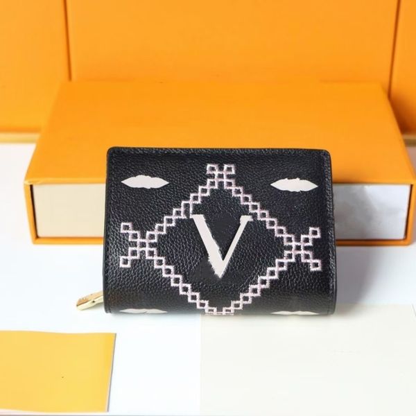 

20232023 designers wallet paris plaid style high-end mens woman wallet credit card holder purse men wallets billfold purses with box