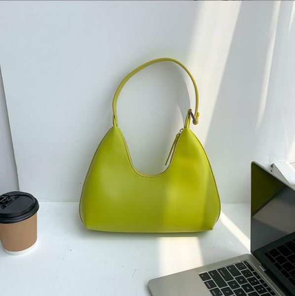 

shoulder bag half moon handbags metal hardware letter hasp women tote bags classic old flower letter adjustable leather strap cell phone poc