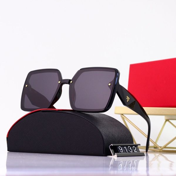 

classic sunglasses 2023 square large frame sunglasses women's polarized sunglasses driving mirror sunshade sunglasses, White;black