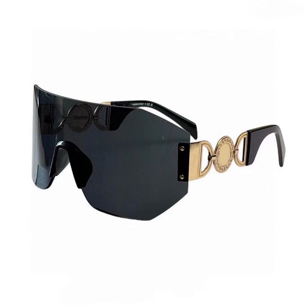 

summer shady rays sunglasses designer mask glasses for men women 2258 style anti-ultraviolet retro plate frameless fashion glasses with box, White;black