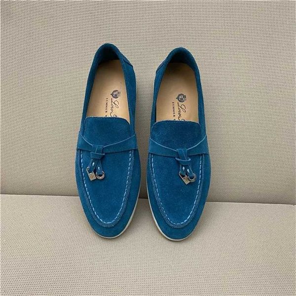 

loropiana desiner shoes online lp shoes women's shoes blue classic european goods lefu shoes single shoes with flat leather buckleioa8, Black;white