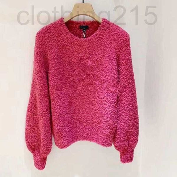 

women's knits & tees designer women knitted sweater woollen fall girls wool with big letter sleeved knit shirt super elastic fashion cl, White