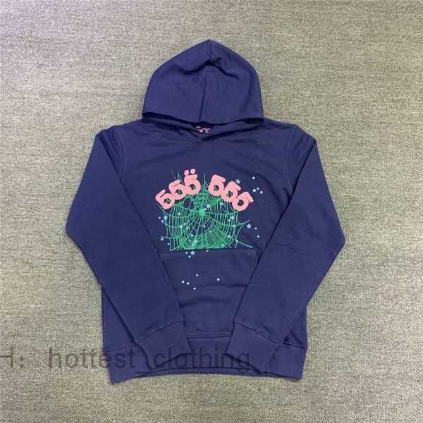 

men's hoodies yellow sp5der 555555 hooded men women 3d foam printing web hoodie young thug pullover 5 4p7m, Black